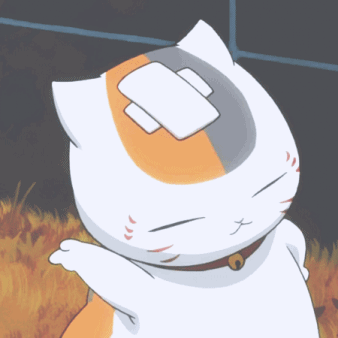 夏目友人帐 猫 表情包 有料品牌.gif